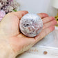 Pink Amethyst Druzy Sphere On Stand 171g