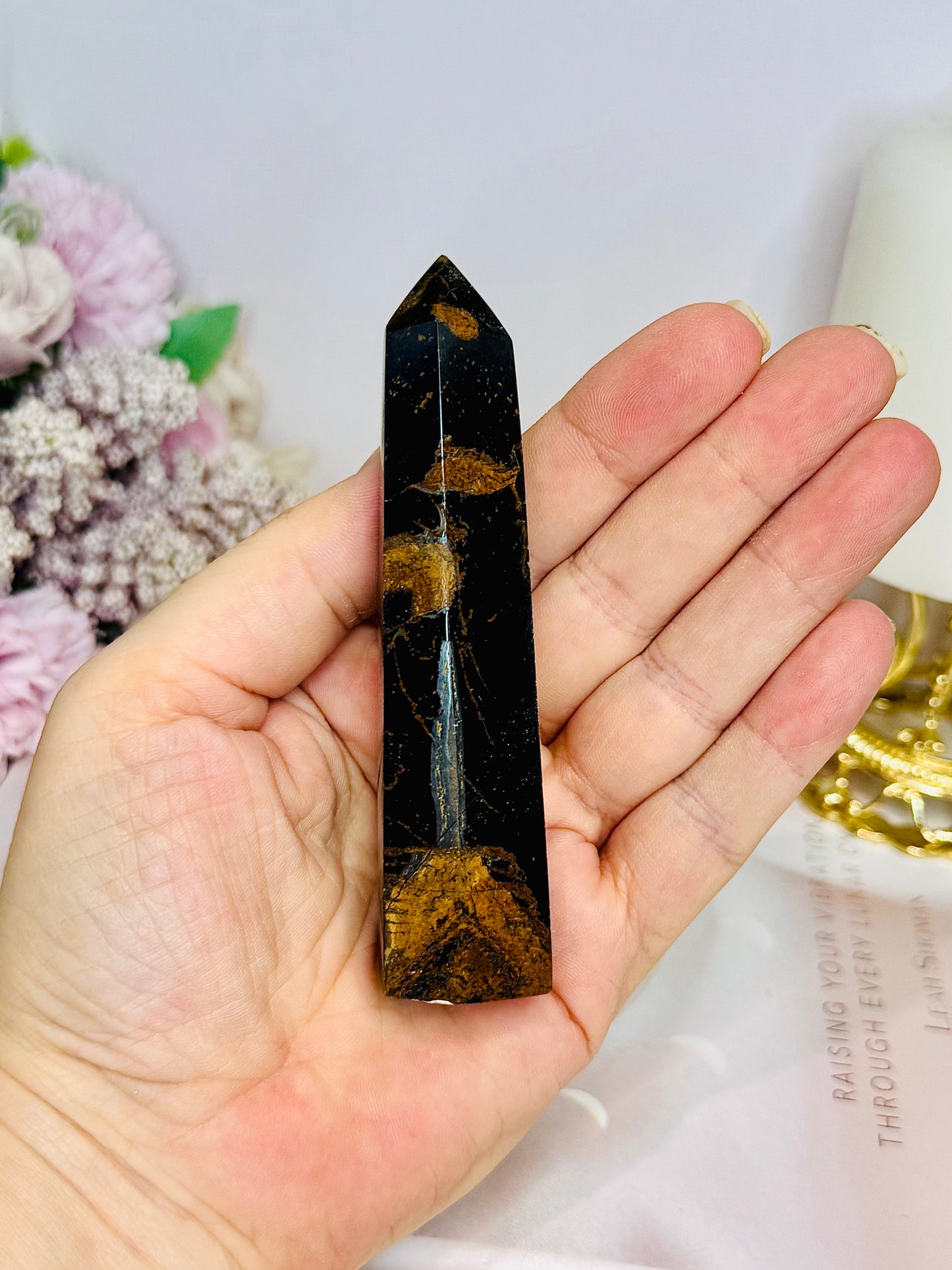 Tigers Eye Tower 9cm