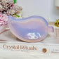 Pink Opalite Leaf Bowl 11cm