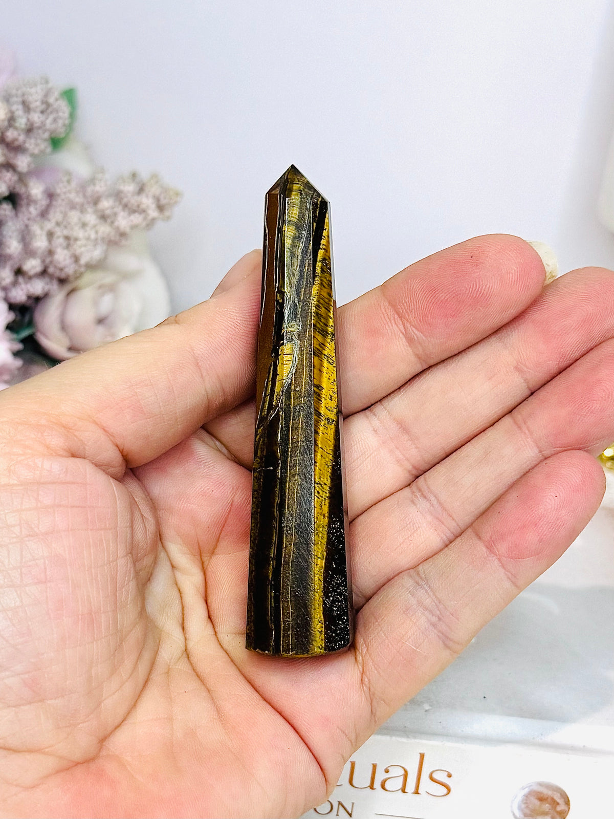 Tigers Eye Tower | Obelisk 8cm
