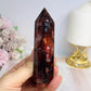 High Grade Fire Quartz Tower 9.5cm