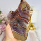 Large Natural Crazy Lace Amethyst Slab 16cm 430g