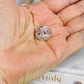 Rare Mini Herkimer Diamond Sphere on Stand