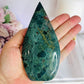Large 13.5cm Jasper Carved Freeform | Flame