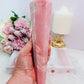 Classy & Fabulous Huge Pink Opal Wand | Obelisk Tower On Silver Stand 27cm