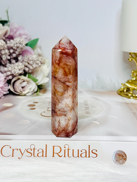 Fire Quartz | Hematoid Tower 9cm