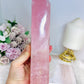 Large High Grade Rose Quartz Tower 25cm 1.08KG