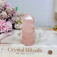 Rose Quartz Tower 7.5cm