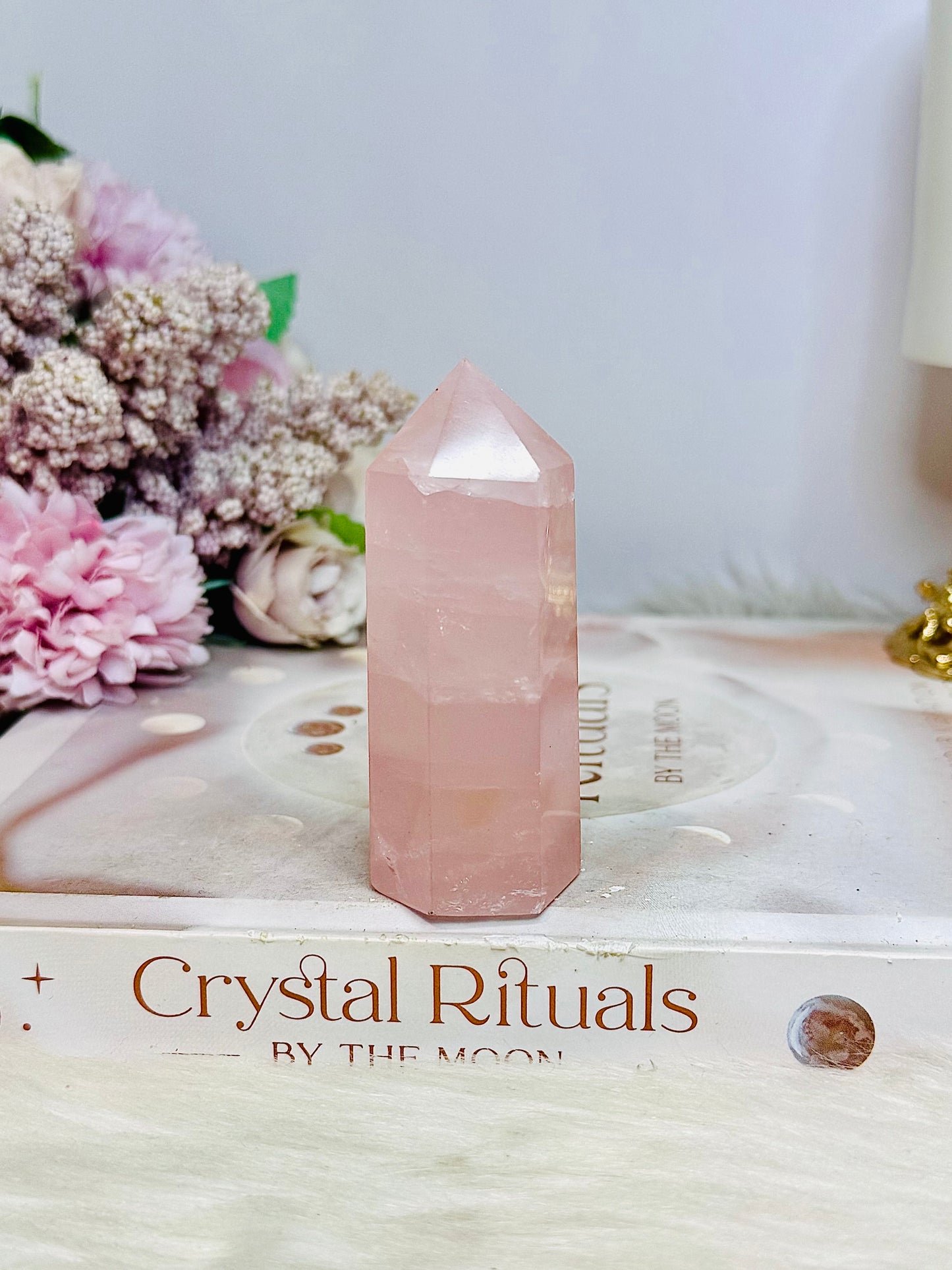 Rose Quartz Tower 7.5cm