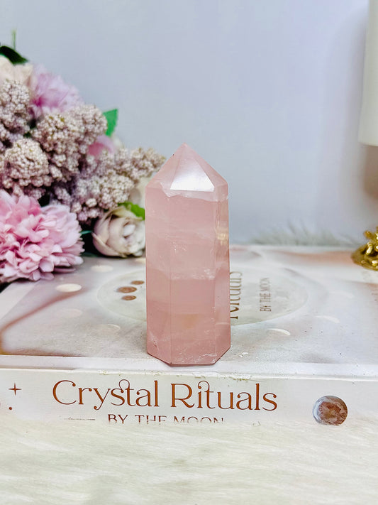 Rose Quartz Tower 7.5cm