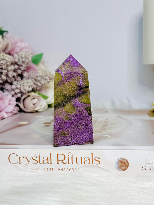 Rare Natural Stitchtite | Atlantisite Tower 7.5cm