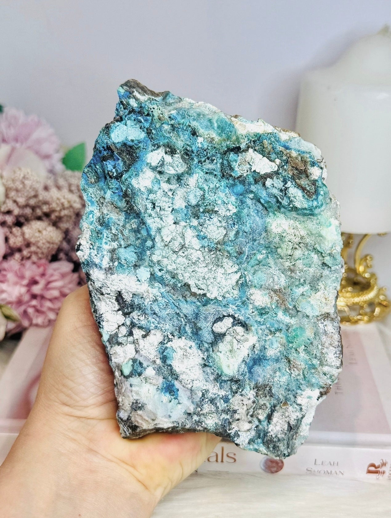 Large Natural Chrysocolla Specimen 820g 15cm