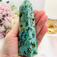 Perfect African Turquoise Tower 13cm