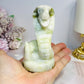 Green Jade King Cobra Snake Carving 9.5cm 243g