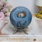 Volcano | Football Agate Sphere On Stand 546g