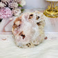 Pink Amethyst Natural Druzy Slab 11cm