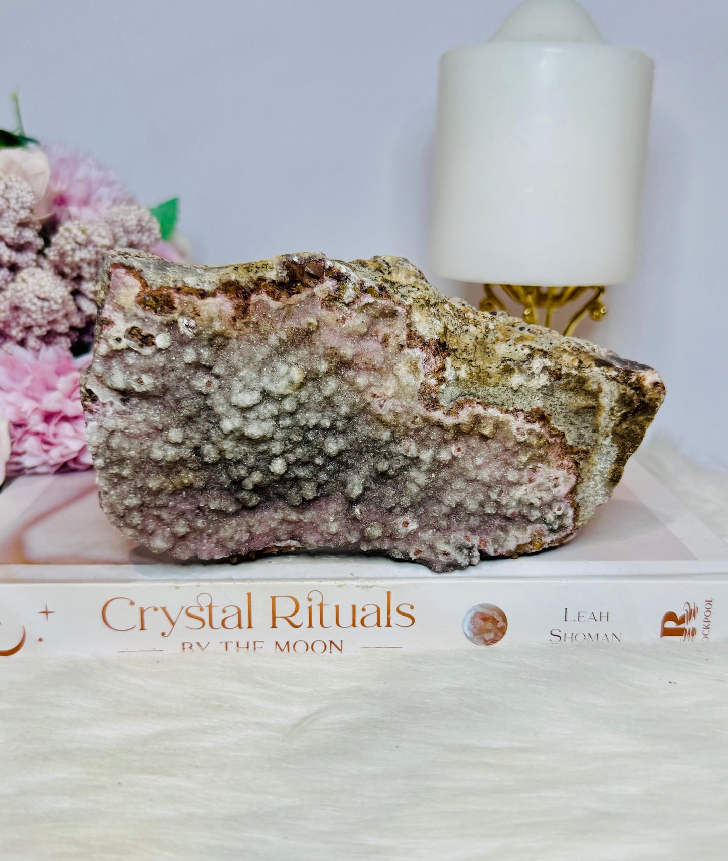 Large Natural Cobalt Calcite Specimen | Slab 14cm 411g