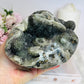 Huge Natural Green Amethyst | Prasiolite Specimen with Calcite Inclusions 16.5cm  2.45KG