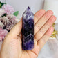 Dream | Cheveon Amethyst Chunky Tower 9.5cm