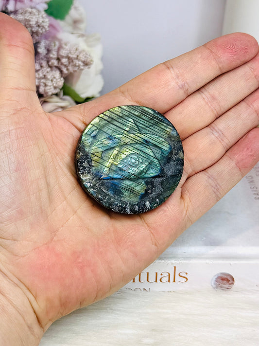 Labradorite Eye Of Horus Stone