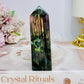 High Grade Labradorite Tower Full of Flash 9.5cm