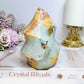 Polychrome Jasper Carved Flame | Freeform 11.5cm 648g