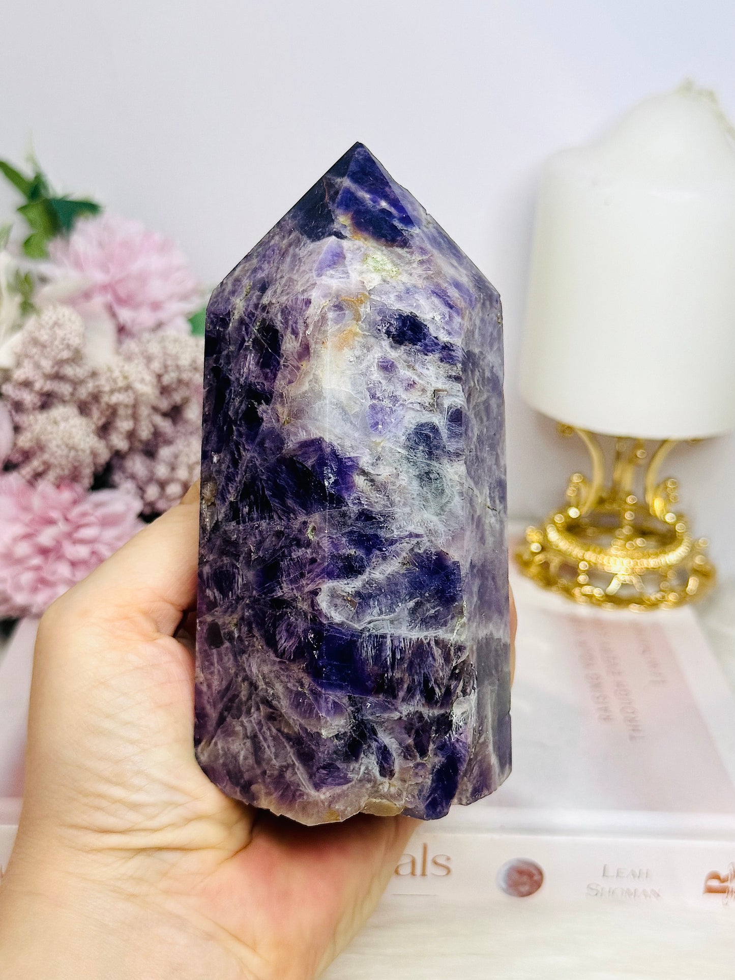 Large Dream | Chevron Amethyst Chunky Tower | Generator 13cm 652g