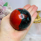 Blood Stone Large Sphere On Stand 424g
