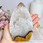 Large 15cm 618gram Druzy Agate Freeform | Flame From Brazil