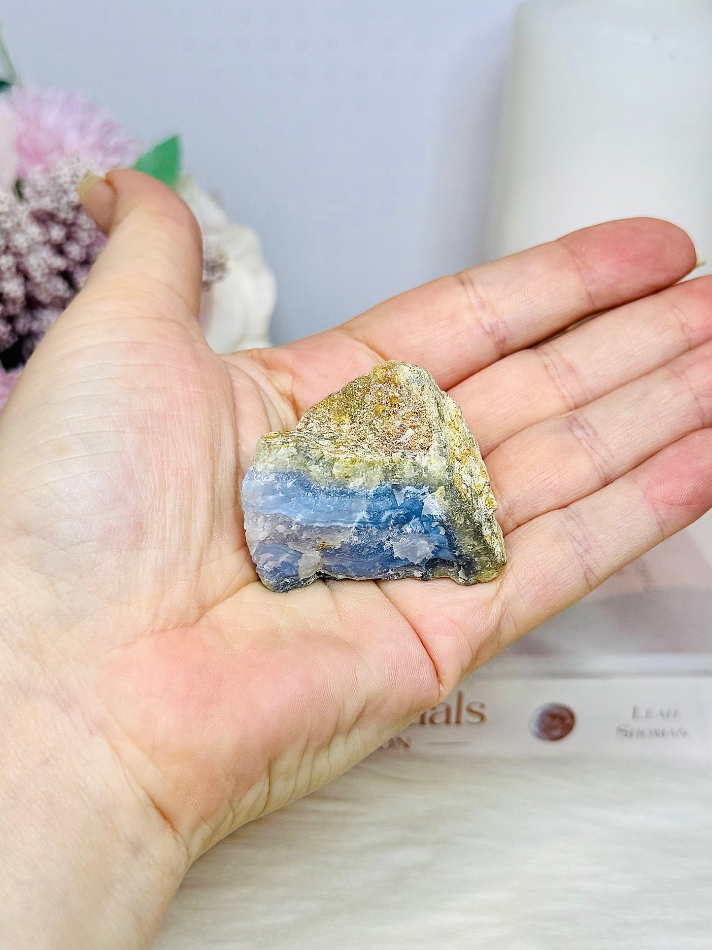 Natural Blue Lace Agate Specimen 5cm