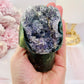 Chunky Large 393gram Amethyst Cluster Mushroom Carving