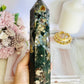 Stunning Natural Chunky Large Ocean Jasper Tower 21cm 742grams