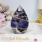 Chevron | Dream Amethyst Flame | Freeform 9cm