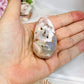 Druzy Flower Agate Egg On Stand 5.5cm
