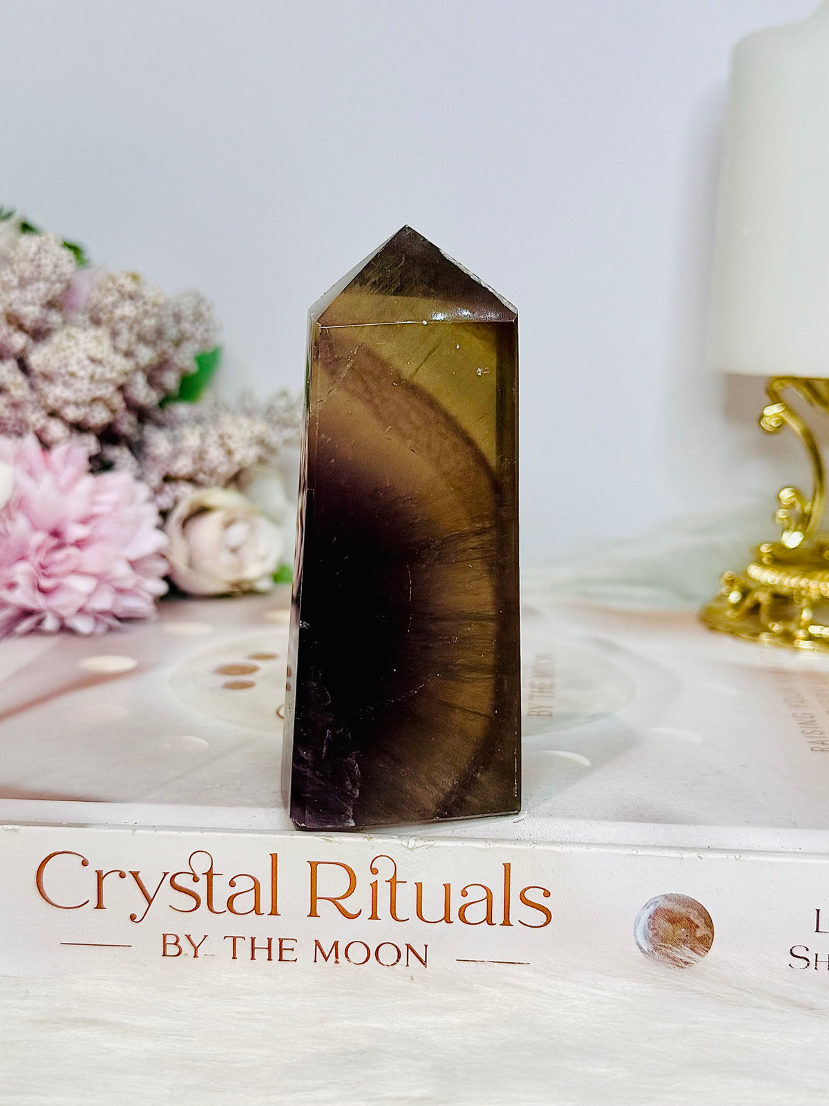 Chocolate Fluorite Tower 9cm