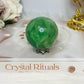 Green Fluorite Sphere on Stand 6cm