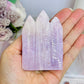 High Grade Kunzite Carved Indian Skull 9cm 200g