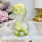 Green Serpentine Jade King Cobra Snake 10cm 254g
