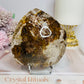 Large Natural Lodolite | Garden Quartz Polished Freeform on Stand 10cm 484g