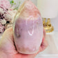 Large 12cm Chunky 537gram Druzy Pink Amethyst Carved Freeform