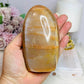 Large Peach Moonstone Chunky Freeform with Amazing Flash 11.5cm 416g