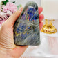 Beautiful Polished Natural Labradorite Freeform 11cm 381grams