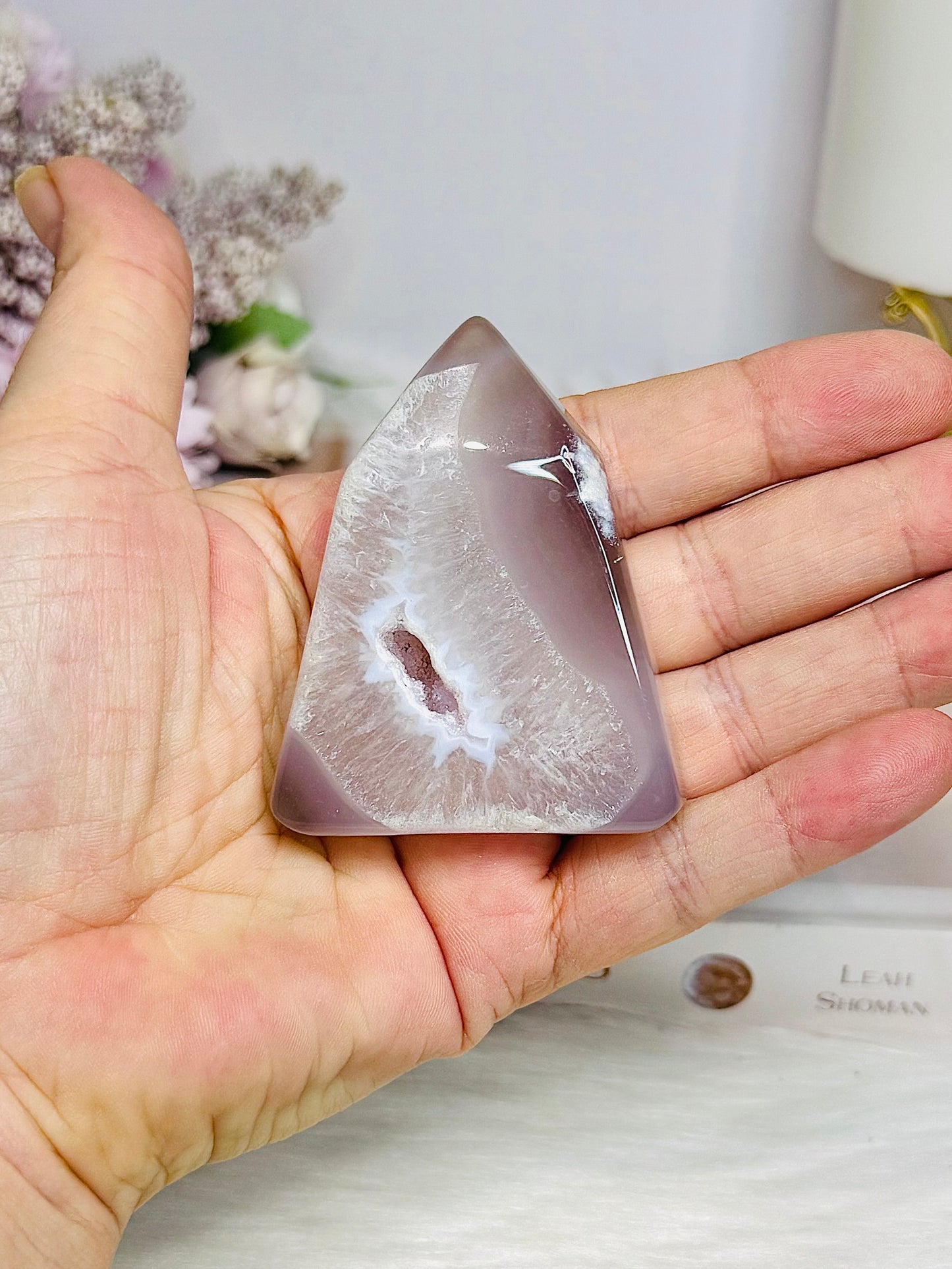 Druzy Agate Tower 6cm