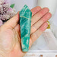 Green Amazonite Carved Pipe 11cm