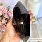 Stunning Large 17.5cm 731gram Smokey Quartz Double Terminated Point