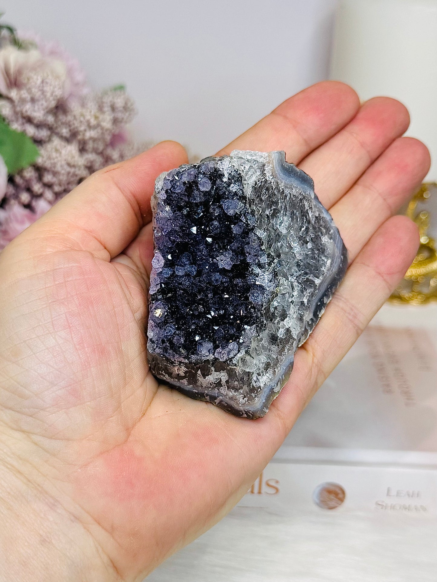 Natural Amethyst Cluster 8cm
