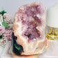 High Grade Pink Amethyst Druzy Freeform with Jasper Inclusions 14.5cm 1.8KG