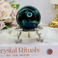 Remove Negative Thoughts ~ Rare & Incredible 5cm High Grade Vivianite Sphere on Stand