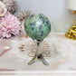 Ruby Fuchsite Sphere (UV Reactive) On Stand 92g