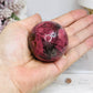 High Grade Rhodonite Sphere On Stand 200g